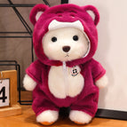30cm（300g） / Rose Bear White