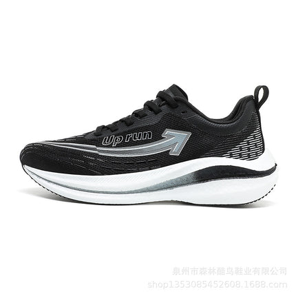Uprun Cross-Border New Model 8.0 Couple's Ultra-Light Shock-Absorbing Running Shoes Popcorn Carbon Plate Men's Shoes Fly-Knit Sports Shoes