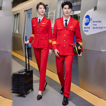 Explosive Spring and Autumn Security Work Clothes Suit Real Estate Sales Department Concierge Suit New Security Property Image Post Uniform