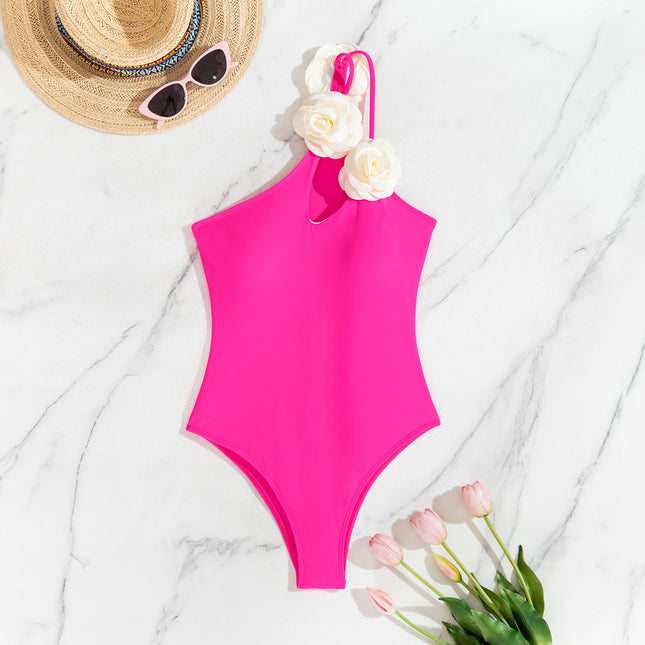 New Swimwear Women Sexy one-piece Solid Color Super Spicy Swimwear European and American Bikini Trend Swimwear Beach Vacation Foreign Trade