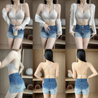 Light brown color (ab thick cup) small breasts look bigger / S: 40-47.5kg