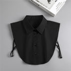 Black pointed collar