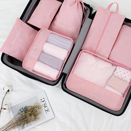 Travel Storage Bag Cationic Seven-Piece Clothing Storage Set Large Capacity Portable Storage Bag Clothes
