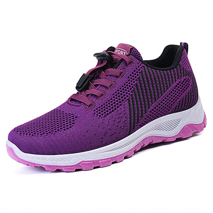 Women's Summer New Walking Shoes, Soft-Soled Running Shoes for Middle-Aged and Elderly People, Breathable Sports Shoes for Couples, Gift Wholesale Travel Shoes