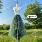 Olive green / Free size, front length 50cm, back length 100cm