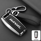 [haval a model 4-button speaker] double-sided leather with pebbled pattern black + a04 rope + rope buckle