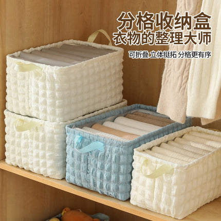 New Cloud Bubble Storage Box Home Wardrobe Artifact Student Clothes Storage Fit Box Dormitory Storage Good