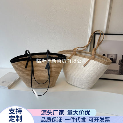 New Travel Crossbody Bag Woven Straw Women's Bag Travel Bag Fashion Beach Bag Trendy Niche Summer Shoulder Bag