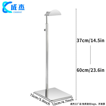 Cross-border Source Stainless Steel Display Hanging Bag Display Rack Women's Bag Rack Support Bag Rack Floor Adjustable Bag Rack