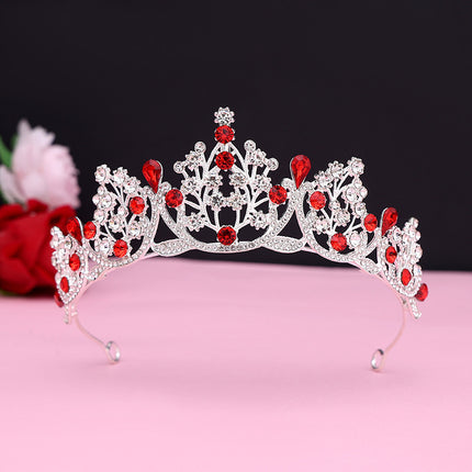 Bridal Crown Headwear 2024 Eighteen Years Old Adult Ceremony Princess Best Friend Gift Birthday Internet Celebrating Rhinestone Cake Crown