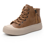 Brown high tops / 38