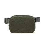 2215 plush material dark green