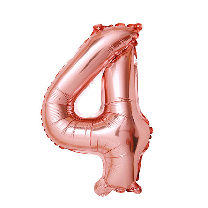 32 inch fine packaging digital aluminum foil balloon independent paper card packaging birthday party decoration floating air ball wholesale