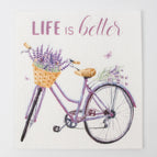 18*20cm / Bicycle (lavender series)