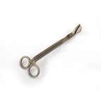 Bronze half head with flower scissors