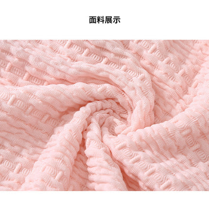2024 new swimsuit women's split four-piece suit belly covering slimming gathered small chest South Korea ins style Hot Spring