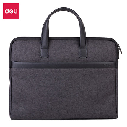 Deli 5590 Document Bag Printed logo Portable Business Briefcase Company Meeting Portable Document Bag