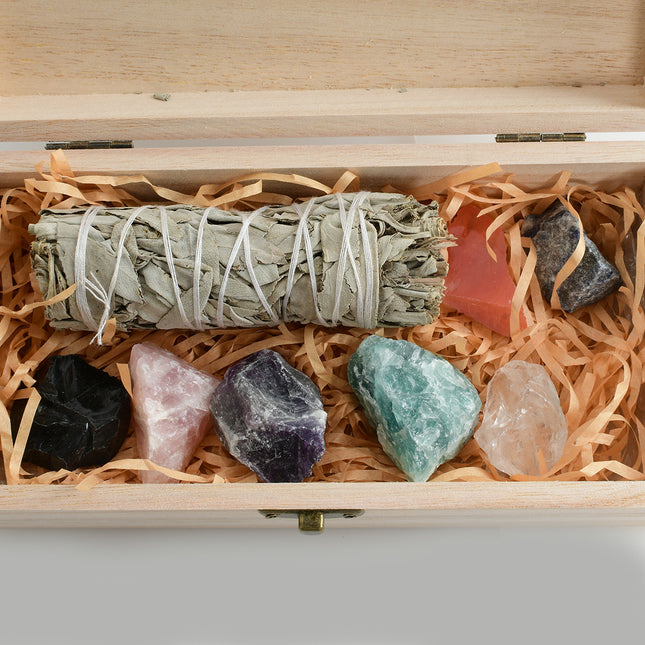 Natural Crystal White Sage Crystal Stone suit Ornaments Aromatherapy Home Office Ornaments