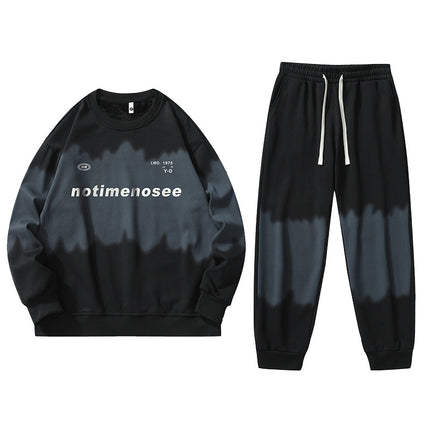 Casual Sports suit Men's Spring and Autumn Fashionable Brand Men's Sweat Sports Foot Pants with Fashionable Casual All-Match