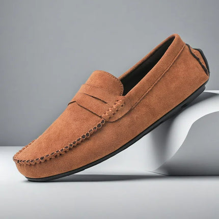 2025 Autumn Wholesale Cross-Border Foreign Trade Travel Outdoor Leisure Large Size 38-49 Standard Leather Shoes One Piece Dropshipping
