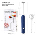 Double-stick milk bubble charger (blue)
