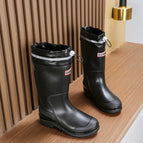Black drawstring shoes / 36