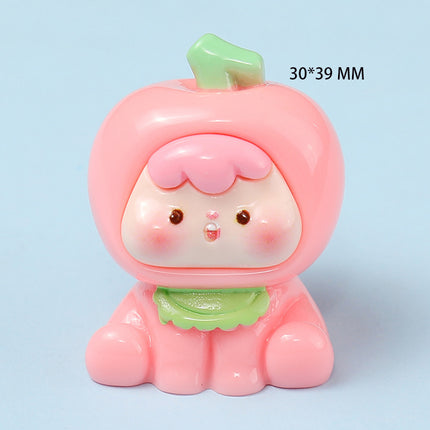Fourth Generation New Color Series Cartoon Fruit Toys Tiktok Live Promotion Blind Bag Resin Figurines Cute Items