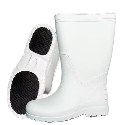 Food Factory Eva Foam Rain Boots for Men and Women, High-Top Waterproof Shoes, Lightweight Work Shoes, Hygienic Acid and Alkali Resistant Kitchen Rain Boots