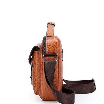 Men's Shoulder Bag Portable Foreign Trade 2025 New Fashionable Crossbody Bag Casual Outdoor Southeast Asian Cross-border Shoulder Bag Men's Bag