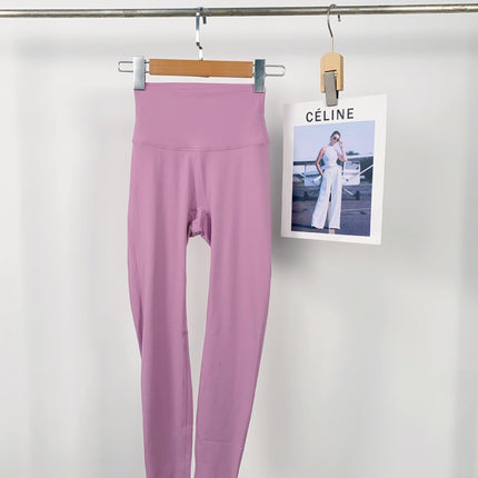 Yoga Pants with No Awkward Lines for Sports, Fitness, and Running, High-Waisted Yoga Pants for Autumn and Winter, High Elasticity