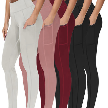 Five Piece Set of Oversized Sports Leggings for Women'S9 Po