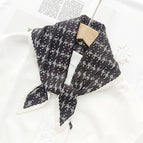 L024-059-04 black / 70cm wrinkled square towel