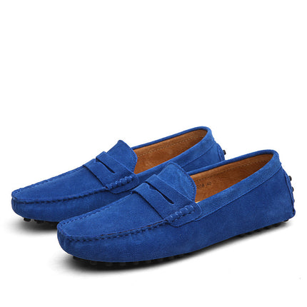 2025 Autumn Wholesale Cross-Border Foreign Trade Travel Outdoor Leisure Large Size 38-49 Standard Leather Shoes One Piece Dropshipping