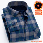 Bn9055-878winterfleece-linedheattechshirtmen's shirt / 39