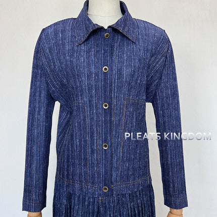 2024 New Korean Denim Two-piece Women's Clothing Nordic Casual Women's Clothing Lightweight Comfortable Age-reducing Slimming Commuter Wear