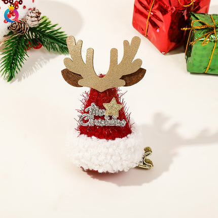 20024 Christmas Hair Ring Antler Hair Ring Bow Hairpin Elegant Cute Christmas Party Children Hair Accessories