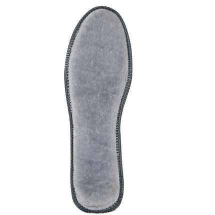 Winter Insoles with Plush Lining and Thickened Soft Soles, Imitation Rabbit Fur Men's Warm Insoles, Sweat-Absorbent and Odor-Resistant Felt Cotton Insoles