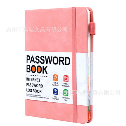 Amazon Cross-border Code Book English Address Book Phone Book in stock Strap b6 Notebook Subsite Record Book