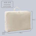 Beige Large Down Jacket Bag
