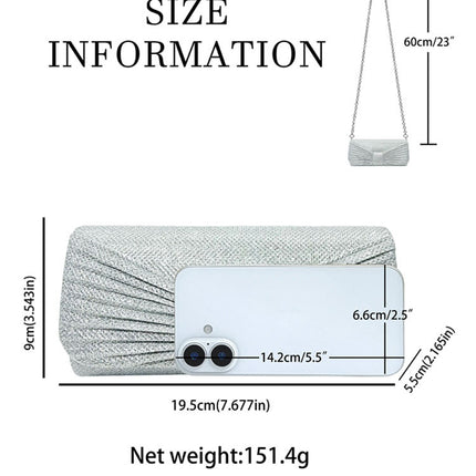 New Fashion Banquet Bag Shiny Clutch Bag Ladies Chain Crossbody Shoulder Mini Bag Celebrity Dress Cheongsam Bag
