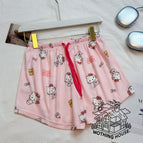 Pink kt cat shorts / free size (45.00 kg-60.00 kg