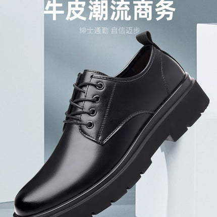 [100% full cowhide] special clearance processing leather shoes men's shoes genuine leather soft bottom non-slip business casual shoes