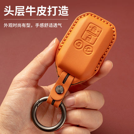Suitable for Suzuki SUZUKI XL7 first layer cowhide key case solio Muni hustler leather ertiga