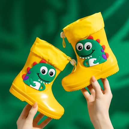 Summer Children's Rain Boots Boys Baby Waterproof Children's Rubber Shoes Non-slip Rain Boots Girls Students Children's Water Shoes