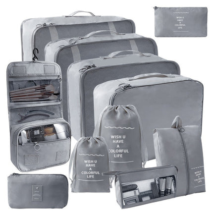 Travel Storage suit Seven-Piece Set of Partition Storage and Arrangement for Home Travel Portable Expansion and Decreposition Travel