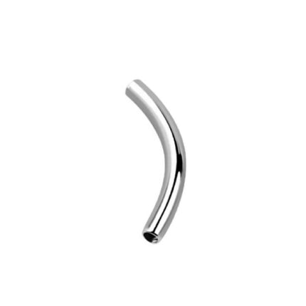 G23 Titanium Puncture Jewelry Inner Teeth Curved Rod Curved Nail Nail Nail Tail G Nail Lip Nail Accessories Factory in stock 6-16m