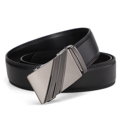 New belt men's automatic buckle men's belt leather belt business casual leather belt wholesale Guangzhou belt