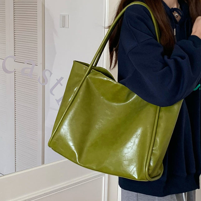 Autumn and Winter Bags for Women 2026 New Style Handbag with Texture, Large Capacity Tote Bag, Niche Design, Single Shoulder Underarm Bag for Commuting