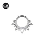 1.2*8mm / Style 9 silver
