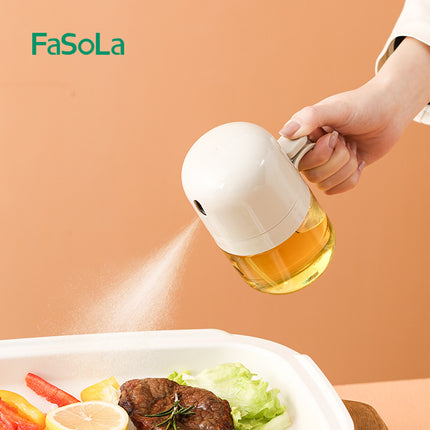 FaSoLa Oil Sprayer Kitchen Household Atomized Food Grade Glass Air Fryer Seasoning Oil Spray Bottle Oil Leakage Prevention